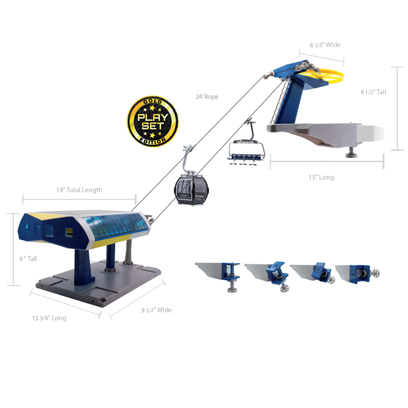 Super Play Set Ski Lift